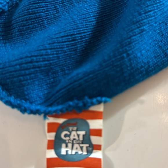 Dr Seuss The Cat In The Hat 2003 Movie Merch Blue Toque Hat Size Youth - Picture 10 of 11